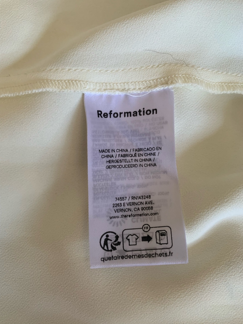 NWT Reformation Charee Ruffle Off Shoulder Short Sleeve Cape Midi Maxi Dress - Picture 15 of 16
